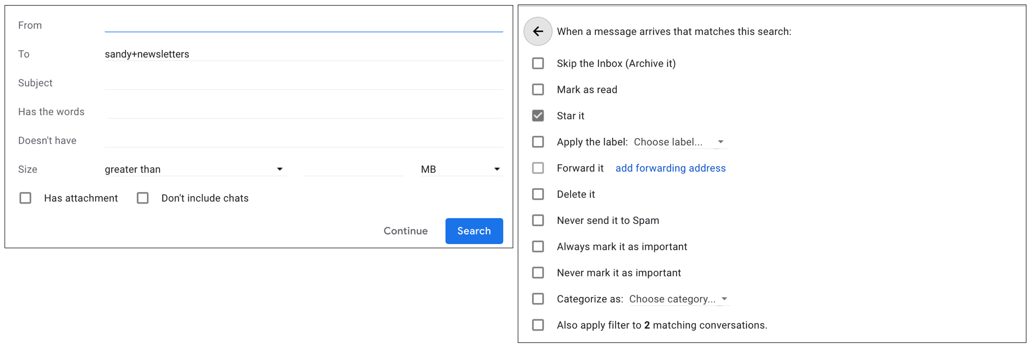insert on gmail for mac versus delete